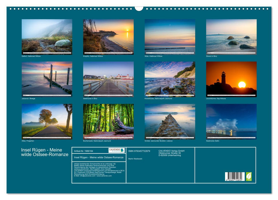 Insel Rügen - Meine wilde Ostsee-Romanze (CALVENDO Wandkalender 2026)