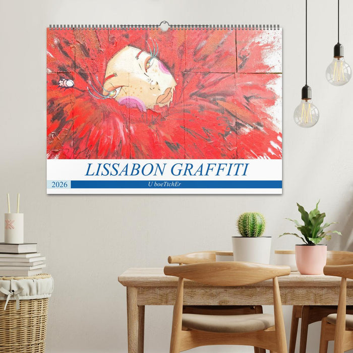 LISSABON GRAFFITI (CALVENDO Wandkalender 2026)