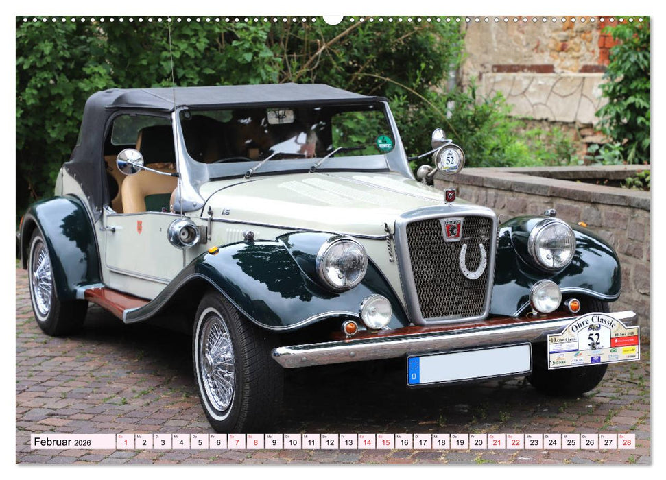 Ohre Classics - Oldtimer auf der Schlossdomäne in Wolmirstedt (CALVENDO Premium Wandkalender 2026)