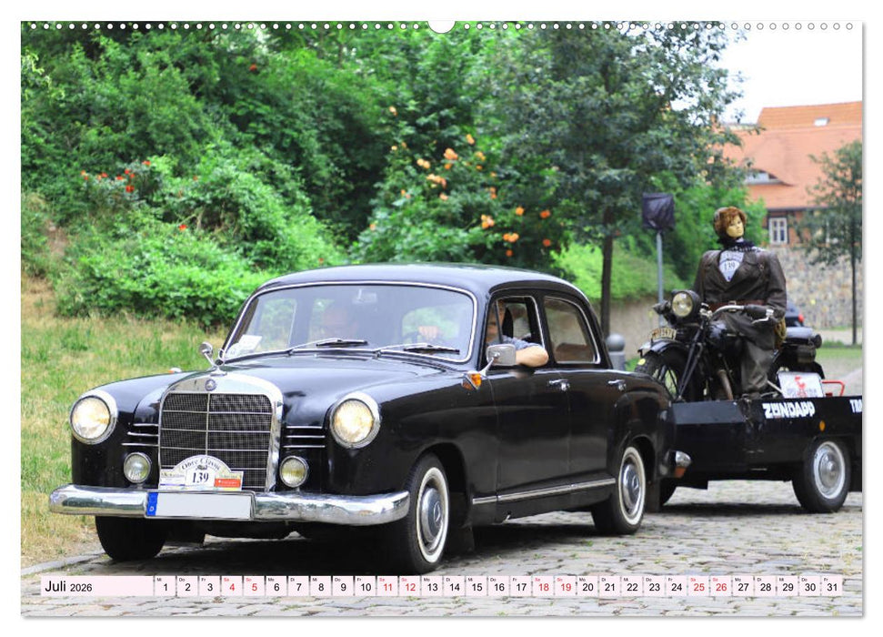 Ohre Classics - Oldtimer auf der Schlossdomäne in Wolmirstedt (CALVENDO Premium Wandkalender 2026)