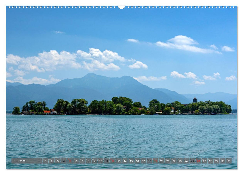 Traumhafter Chiemsee – Impressionen vom Bayerischen Meer (CALVENDO Premium Wandkalender 2026)