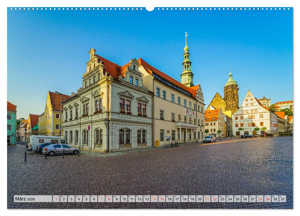 Pirna Impressionen (CALVENDO Premium Wandkalender 2026)