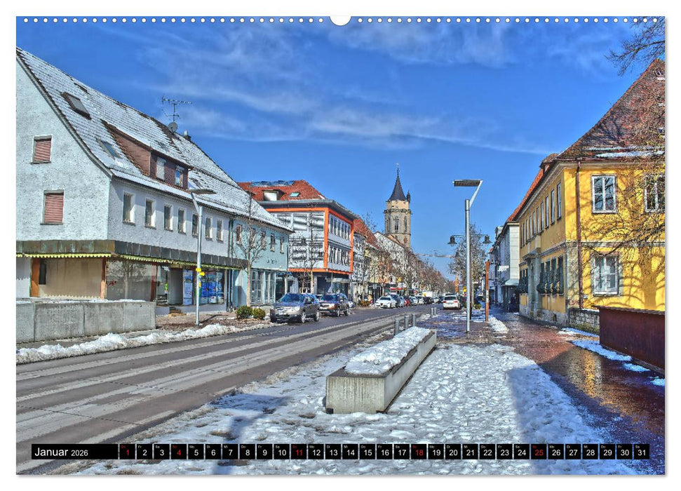 Balingen - ein visueller Streifzug durch die Stadt (CALVENDO Premium Wandkalender 2026)