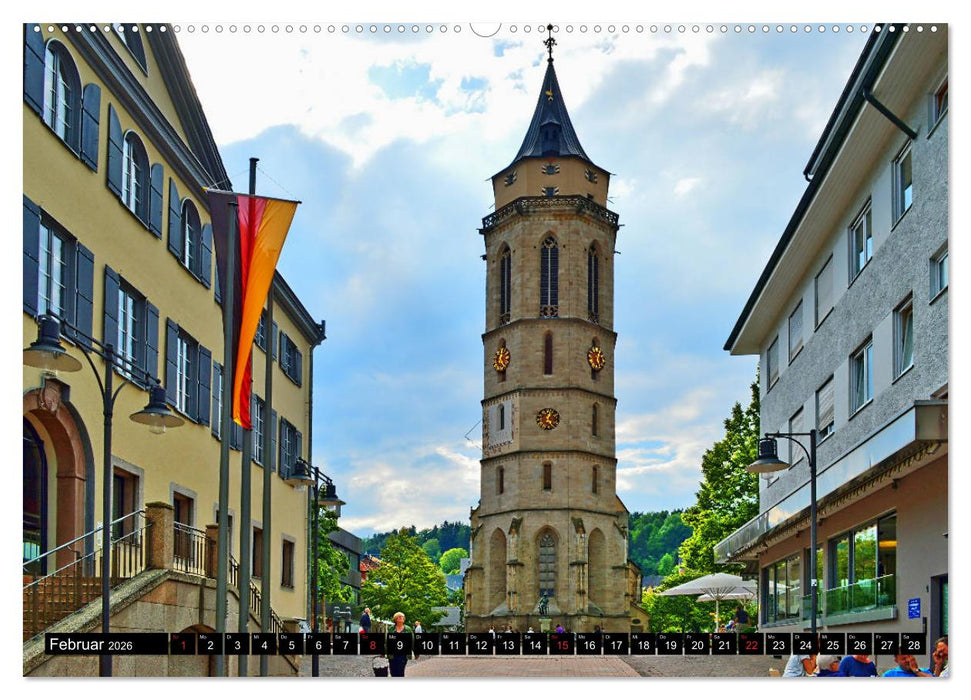 Balingen - ein visueller Streifzug durch die Stadt (CALVENDO Premium Wandkalender 2026)