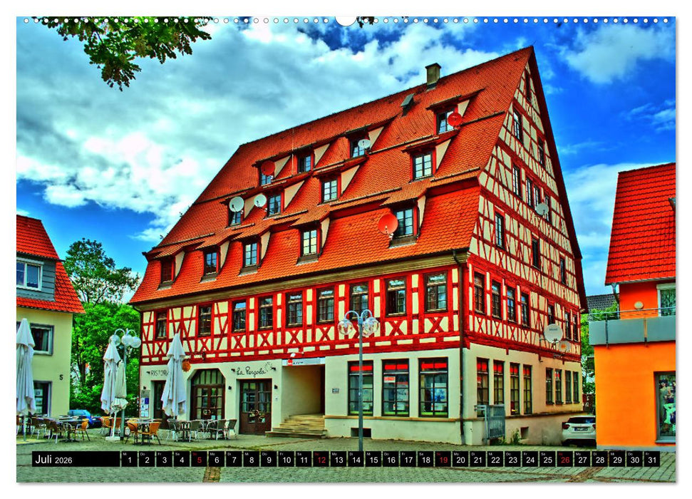 Balingen - ein visueller Streifzug durch die Stadt (CALVENDO Premium Wandkalender 2026)