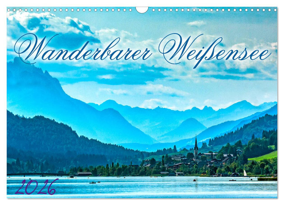 Wanderbarer Weißensee (CALVENDO Wandkalender 2026)