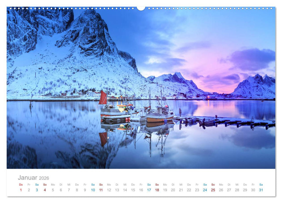 Norwegen - der hohe Norden (CALVENDO Premium Wandkalender 2026)