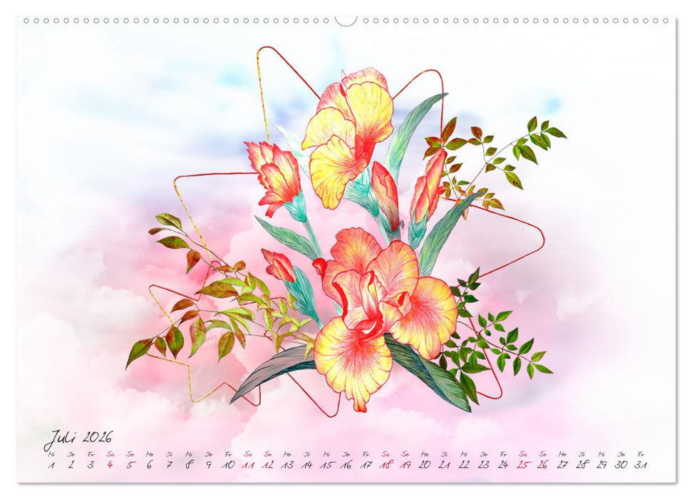 Zauberhaftes Ikebana (CALVENDO Premium Wandkalender 2026)