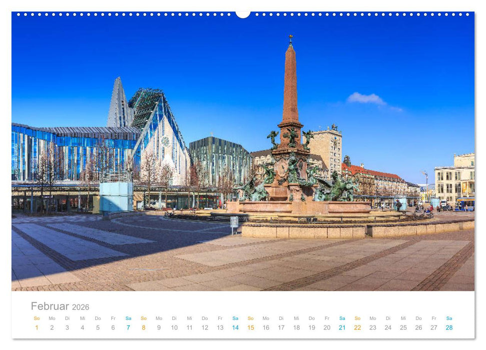 Leipzig - Spaziergang durch Epochen (CALVENDO Premium Wandkalender 2026)