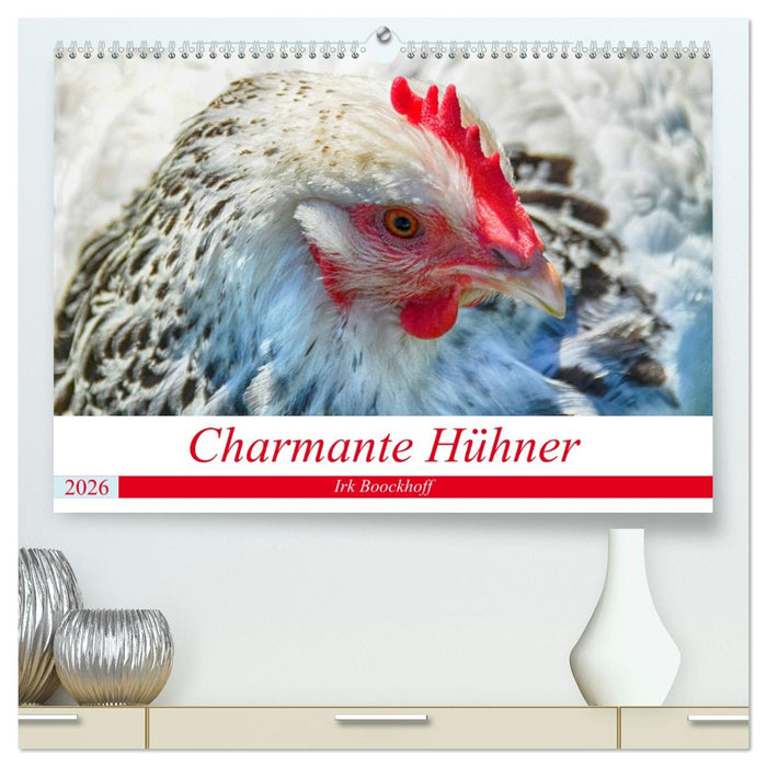 Charmante Hühner (CALVENDO Premium Wandkalender 2026)