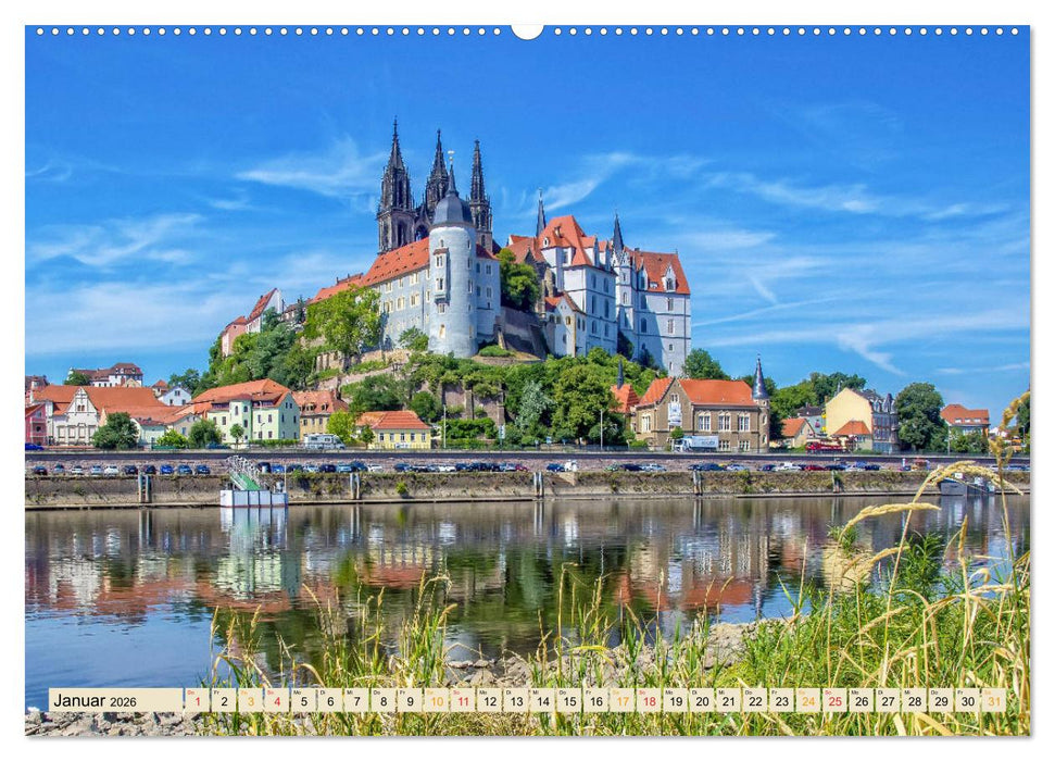 Reise durch Deutschland - Sachsen (CALVENDO Premium Wandkalender 2026)