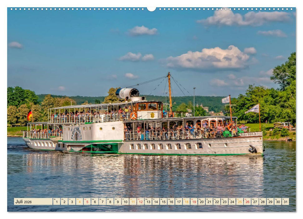 Reise durch Deutschland - Sachsen (CALVENDO Premium Wandkalender 2026)