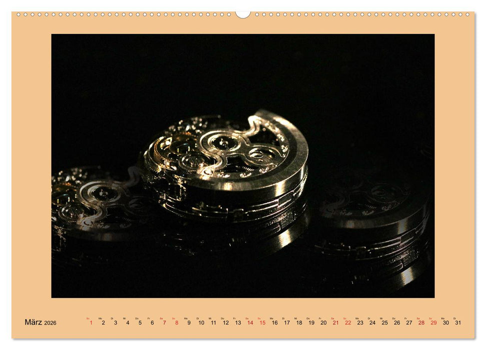 Uhr-Werk-Kunst (CALVENDO Premium Wandkalender 2026)