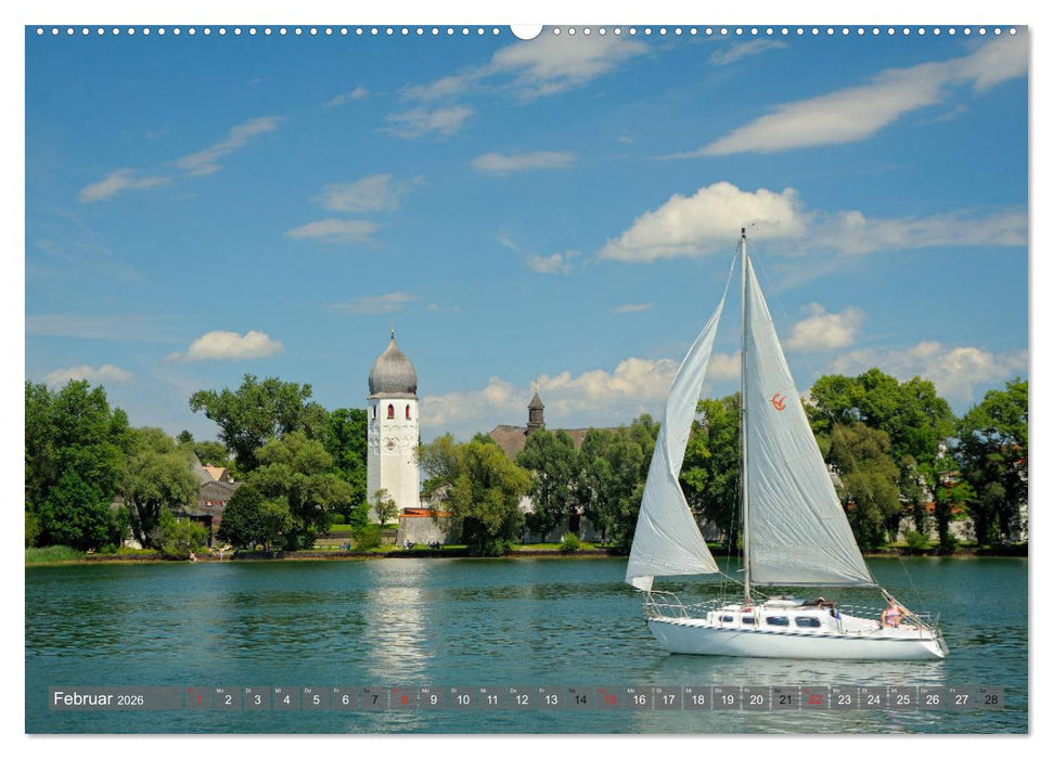 Traumhafter Chiemsee – Impressionen vom Bayerischen Meer (CALVENDO Wandkalender 2026)