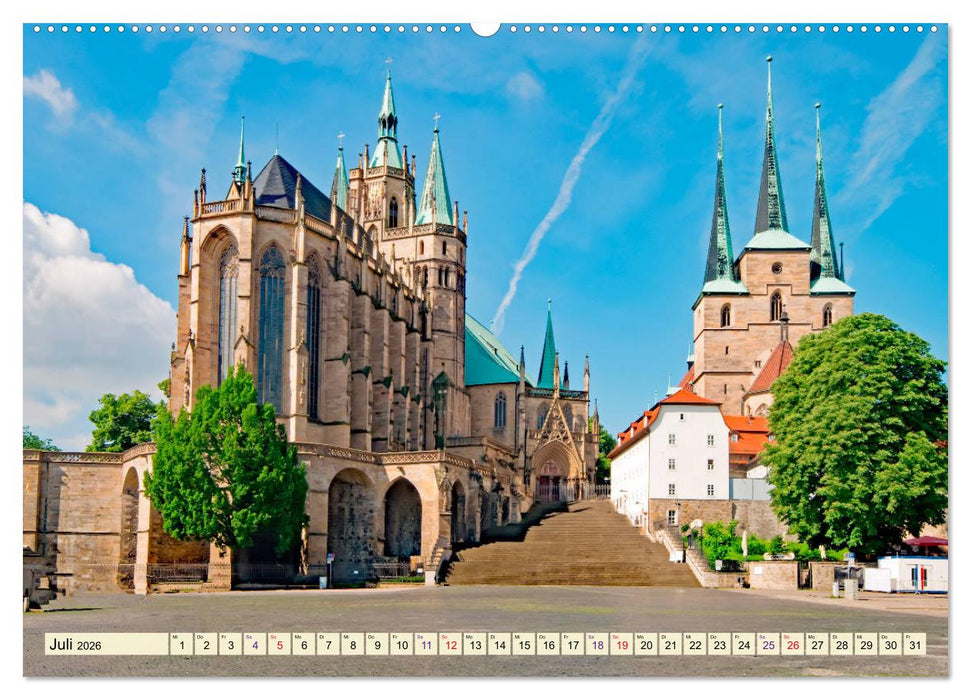 Erfurt - meine Stadt mit viel Herz (CALVENDO Premium Wandkalender 2026)