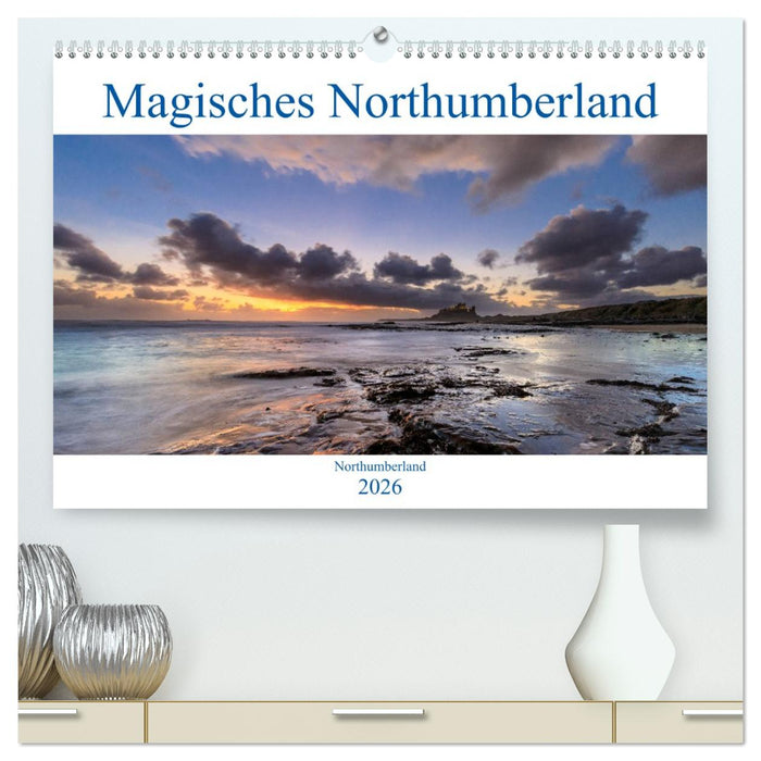 Magisches Northumberland (CALVENDO Premium Wandkalender 2026)