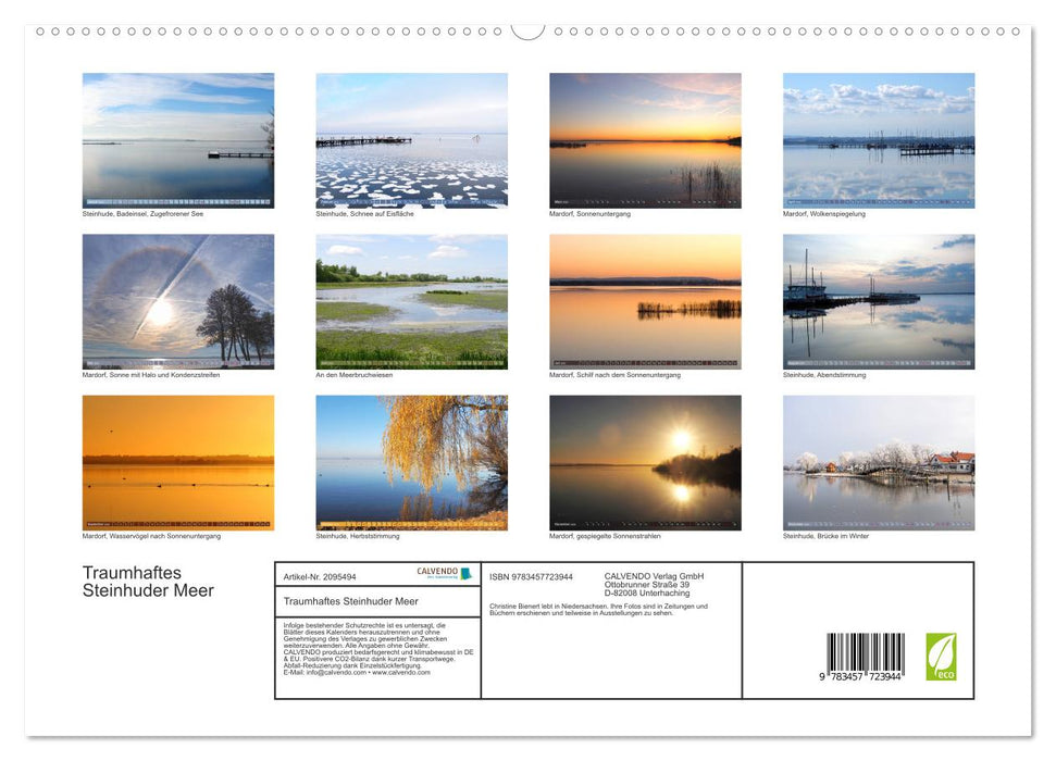 Traumhaftes Steinhuder Meer (CALVENDO Premium Wandkalender 2026)