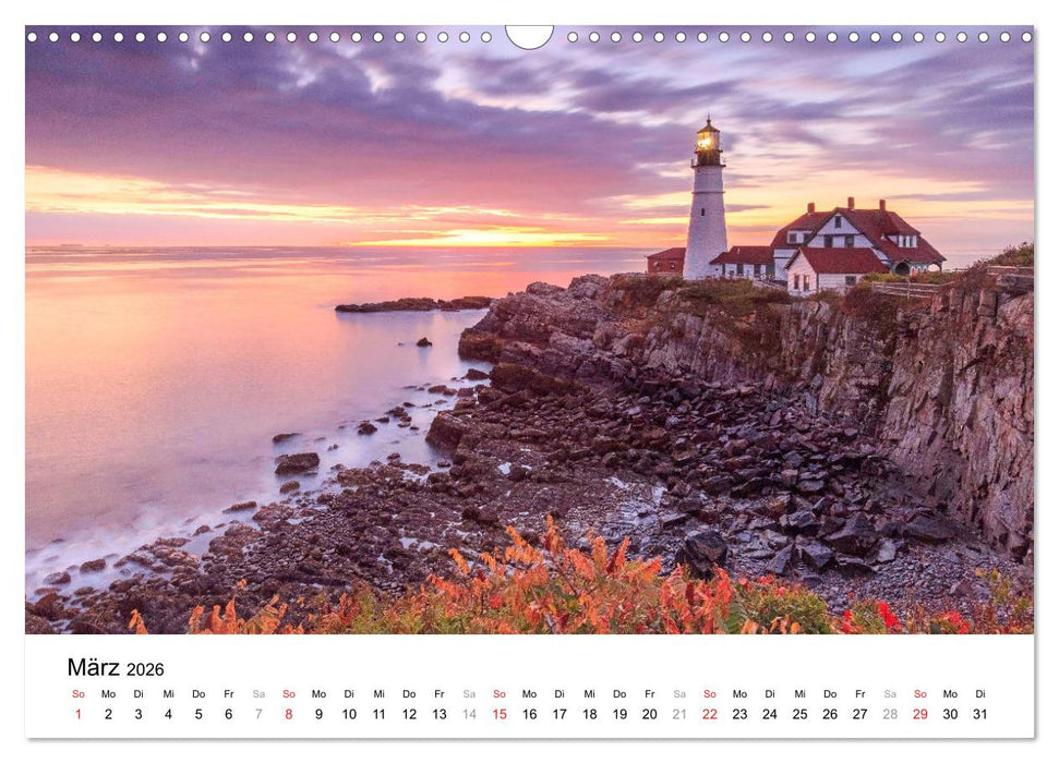 LEUCHTTÜRME - rund um den Globus (CALVENDO Wandkalender 2026)