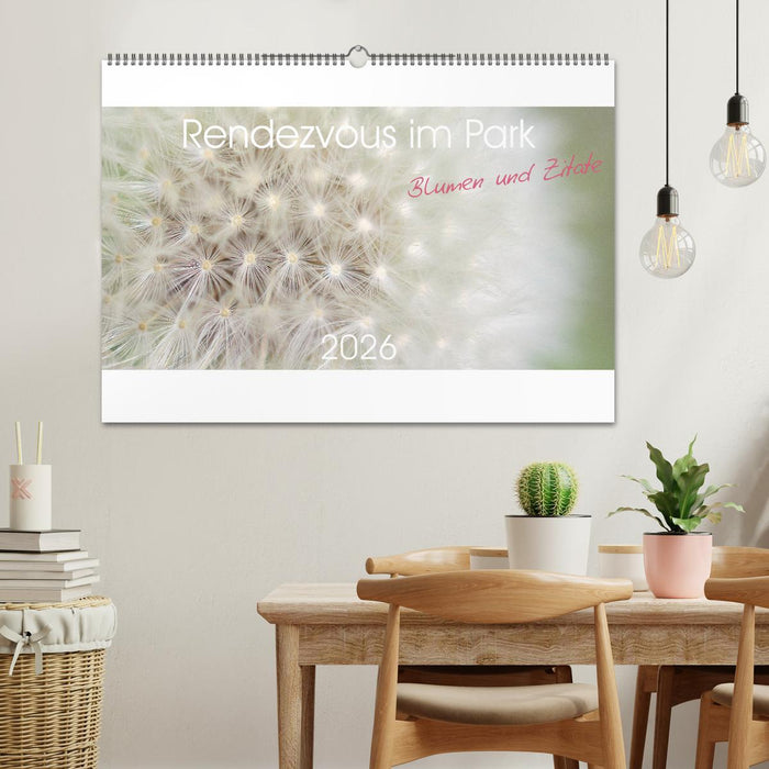 Rendezvous im Park (CALVENDO Wandkalender 2026)