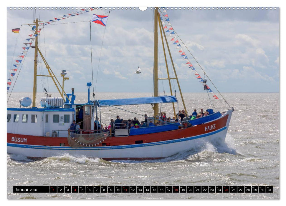 Büsumer Impressionen (CALVENDO Premium Wandkalender 2026)