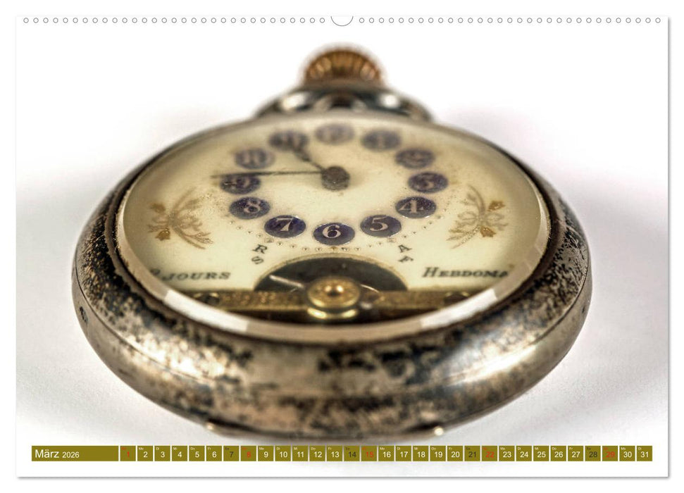 Taschenuhren (CALVENDO Premium Wandkalender 2026)