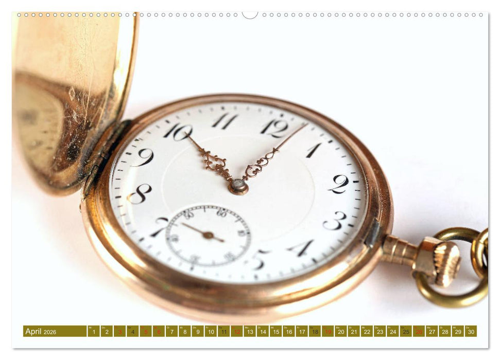 Taschenuhren (CALVENDO Premium Wandkalender 2026)