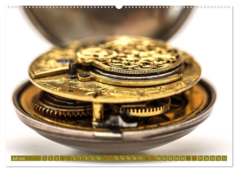 Taschenuhren (CALVENDO Premium Wandkalender 2026)