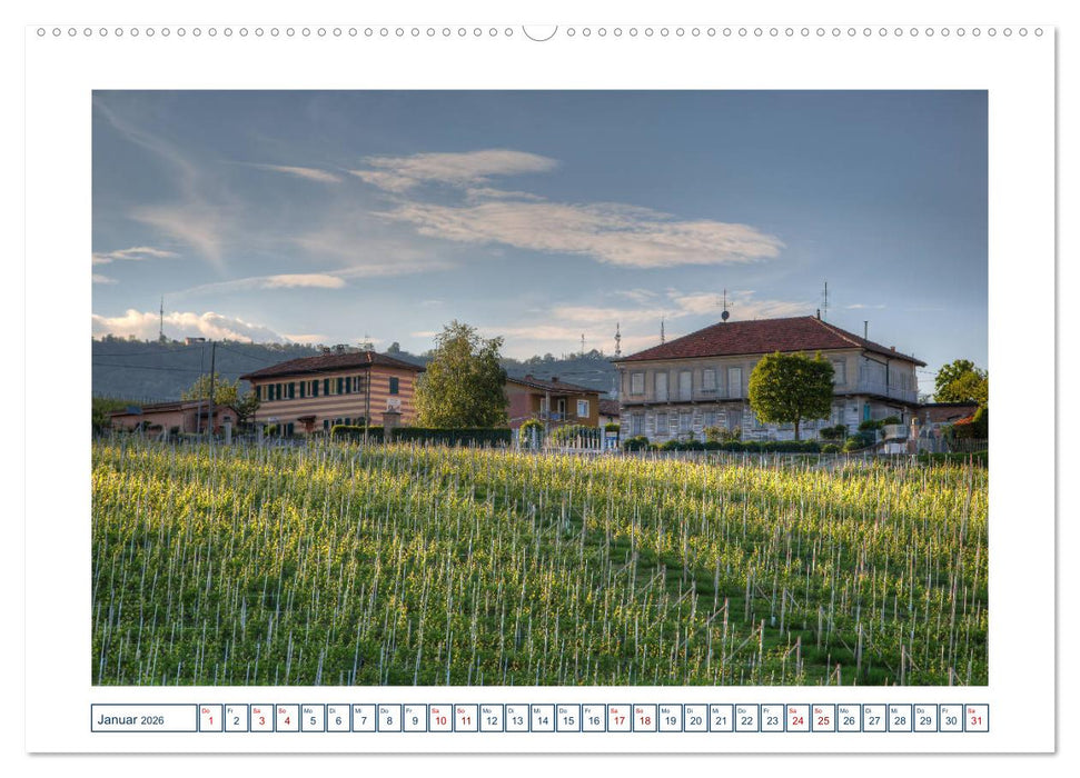 Piemont - am Fuß der Berge (CALVENDO Premium Wandkalender 2026)
