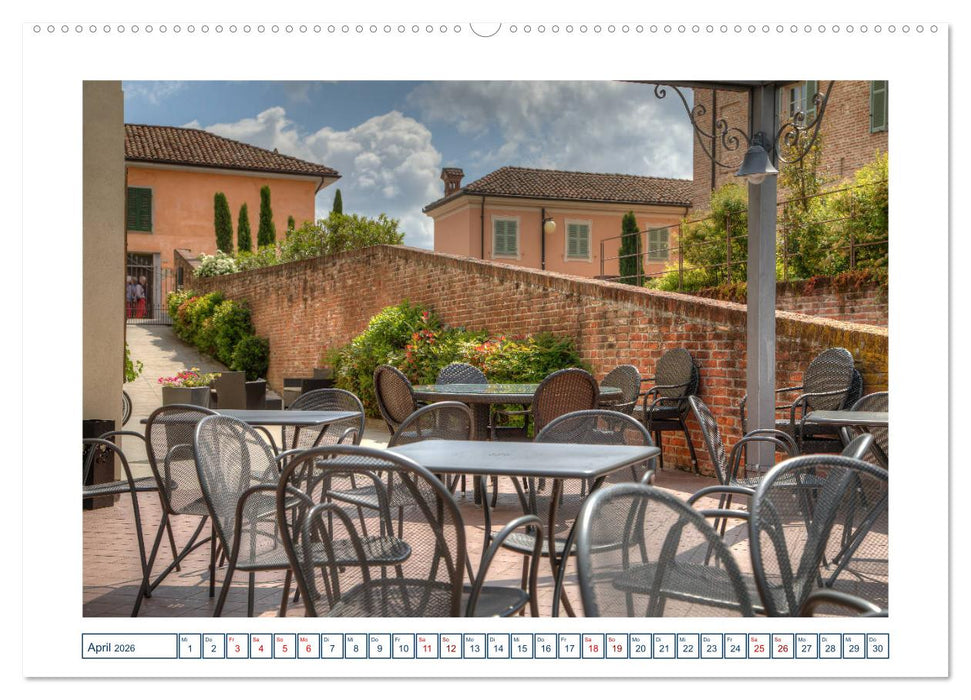 Piemont - am Fuß der Berge (CALVENDO Premium Wandkalender 2026)