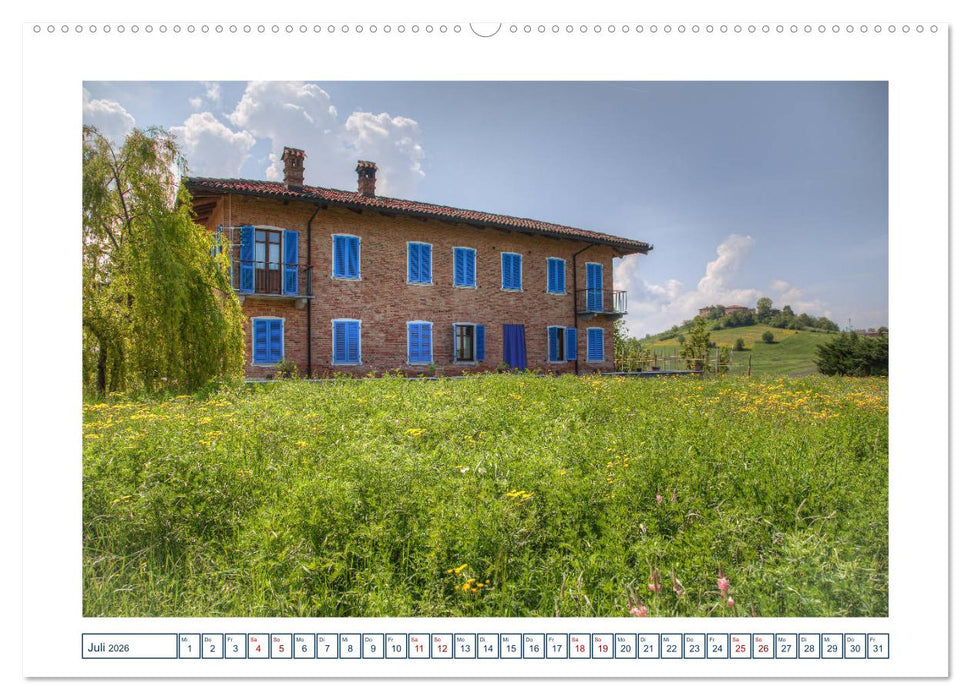 Piemont - am Fuß der Berge (CALVENDO Premium Wandkalender 2026)