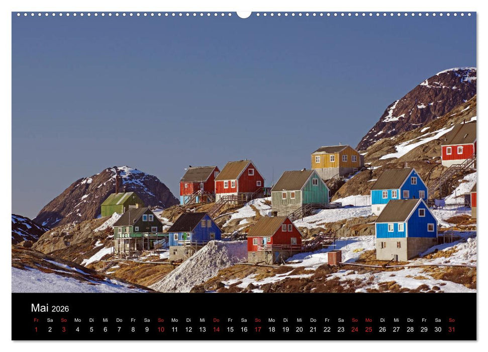Grönland - Der wilde, weiße Westen (CALVENDO Premium Wandkalender 2026)