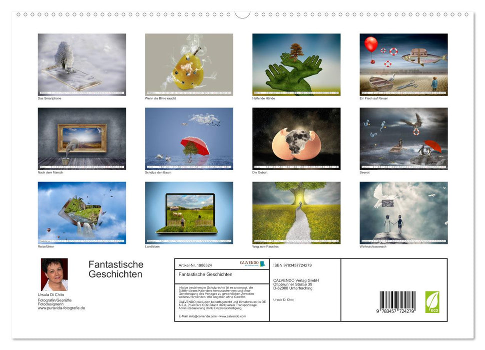Fantastische Geschichten (CALVENDO Premium Wandkalender 2026)