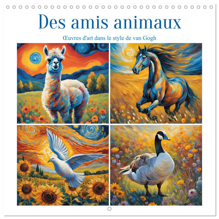 Des amis animaux (CALVENDO Calendrier mensuel 2026)