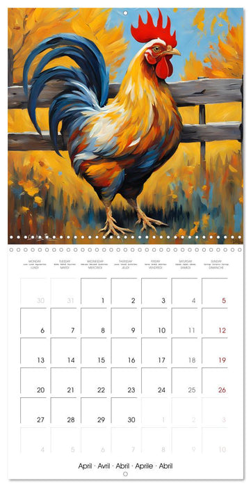 Des amis animaux (CALVENDO Calendrier mensuel 2026)