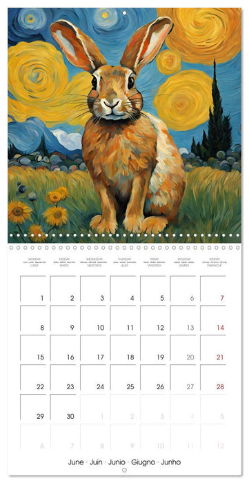 Des amis animaux (CALVENDO Calendrier mensuel 2026)