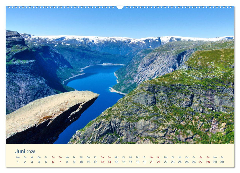 Trolltunga (CALVENDO Wandkalender 2026)
