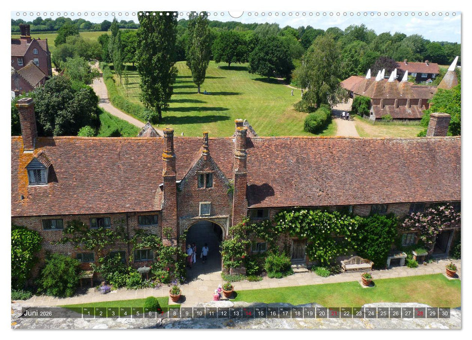 Schlösser und Gärten in England (CALVENDO Premium Wandkalender 2026)