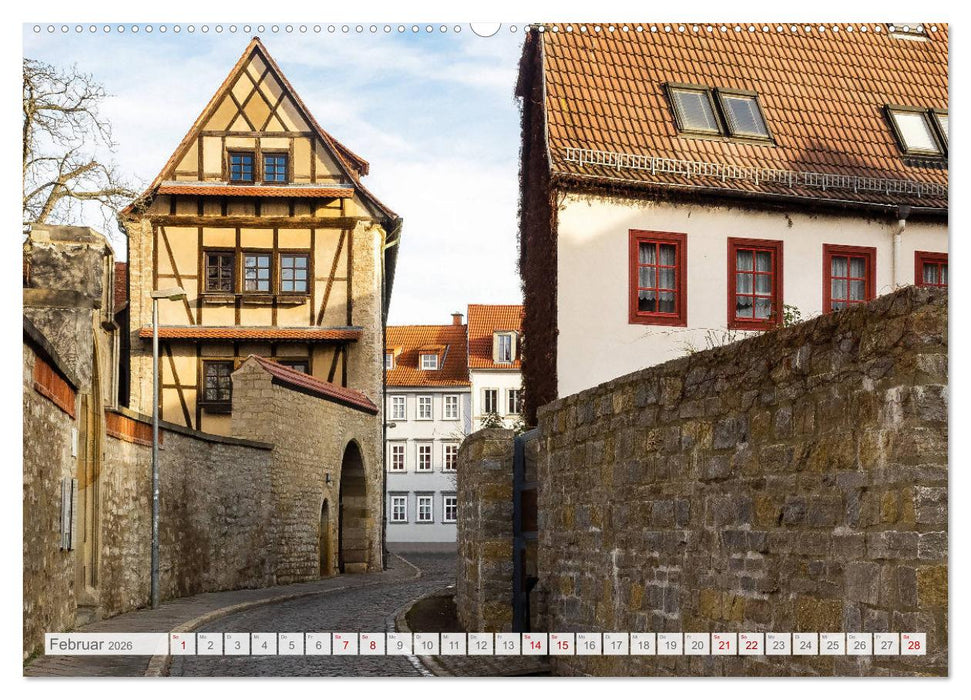 Erfurt. Perle Thüringens. (CALVENDO Premium Wandkalender 2026)