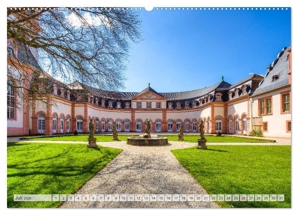 Mittelhessens Burgen und Schlösser (CALVENDO Premium Wandkalender 2026)