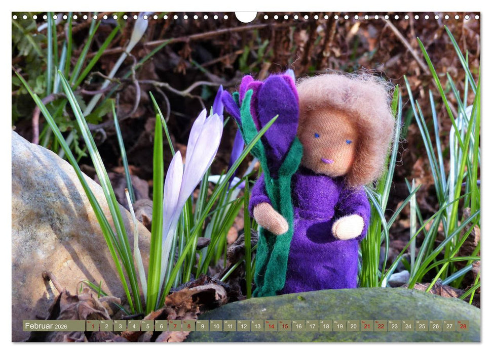 Zu Besuch bei den Wurzelkindern und anderen kleinen Leuten (CALVENDO Wandkalender 2026)