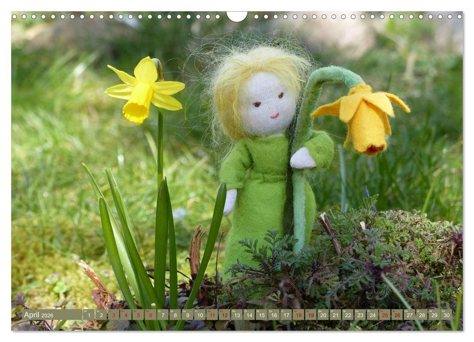 Zu Besuch bei den Wurzelkindern und anderen kleinen Leuten (CALVENDO Wandkalender 2026)