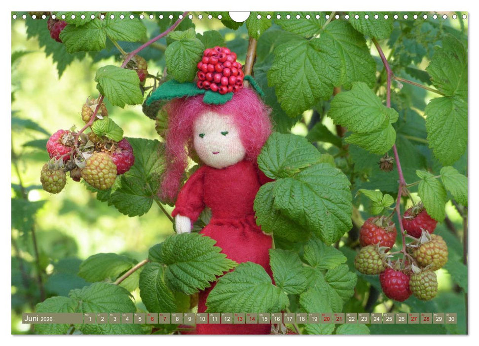 Zu Besuch bei den Wurzelkindern und anderen kleinen Leuten (CALVENDO Wandkalender 2026)