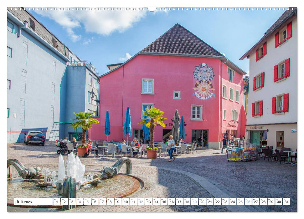 Bad Säckingen - Städtle am Hochrhein (CALVENDO Premium Wandkalender 2026)