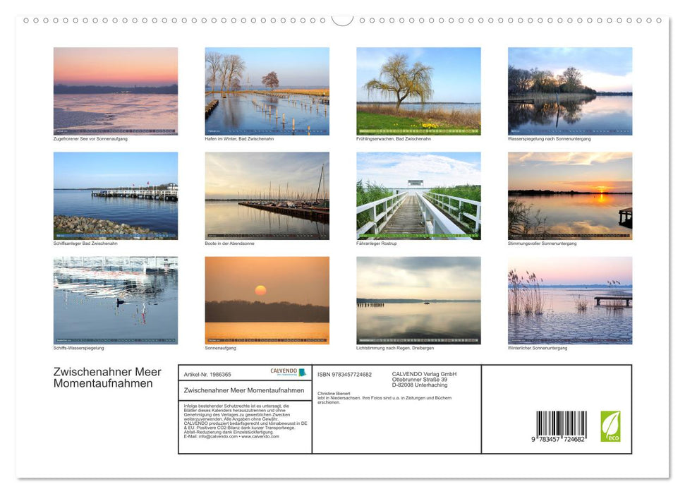 Zwischenahner Meer Momentaufnahmen (CALVENDO Premium Wandkalender 2026)
