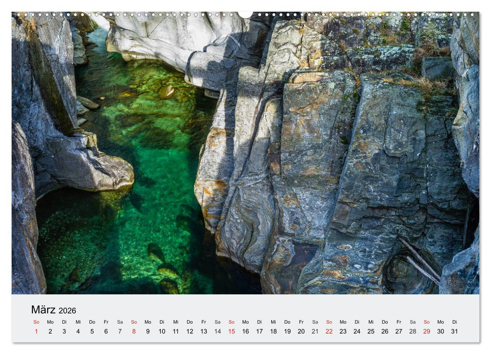 Tessin - Ticino (CALVENDO Premium Wandkalender 2026)