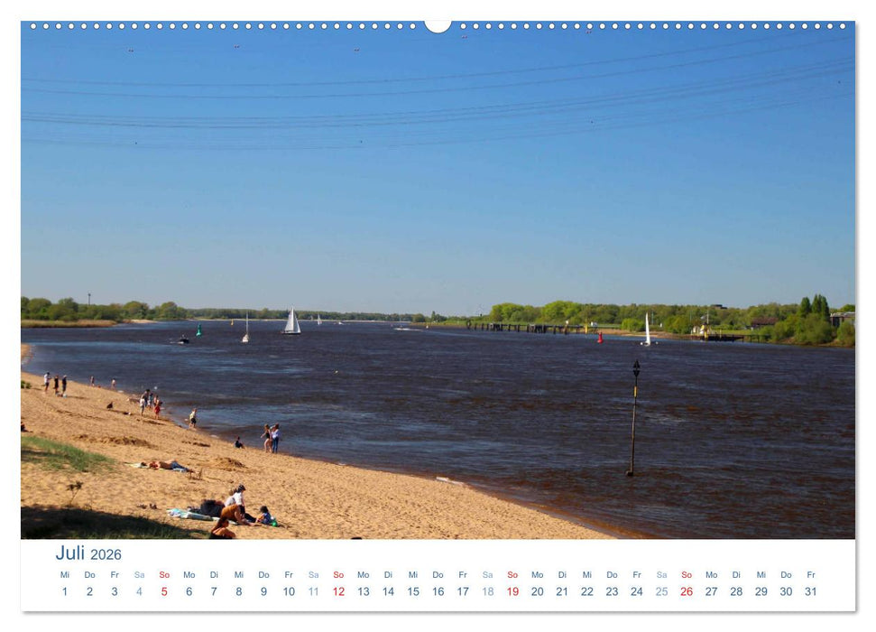 Berne 2026. Impressionen zwischen Weser und Hunte (CALVENDO Premium Wandkalender 2026)