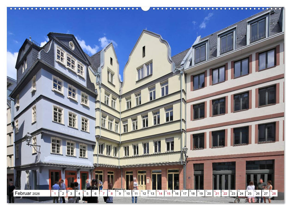 Frankfurt am Main die neue Altstadt vom Taxifahrer Petrus Bodenstaff (CALVENDO Premium Wandkalender 2026)