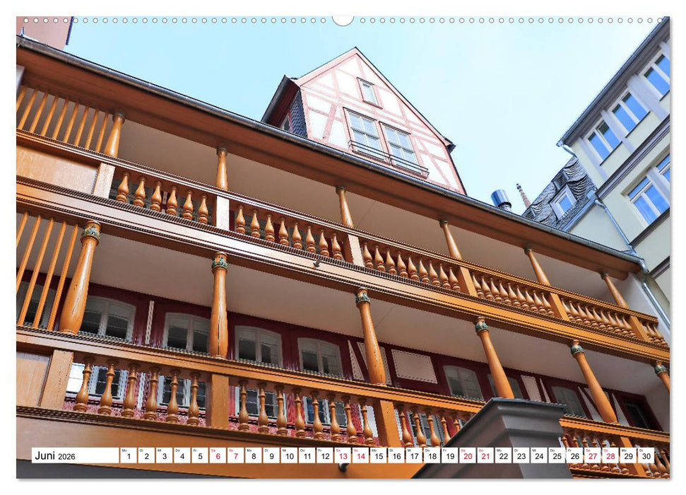Frankfurt am Main die neue Altstadt vom Taxifahrer Petrus Bodenstaff (CALVENDO Premium Wandkalender 2026)