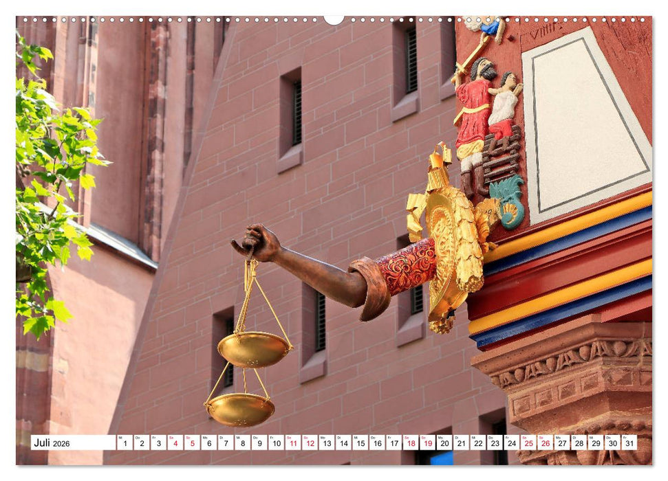 Frankfurt am Main die neue Altstadt vom Taxifahrer Petrus Bodenstaff (CALVENDO Premium Wandkalender 2026)