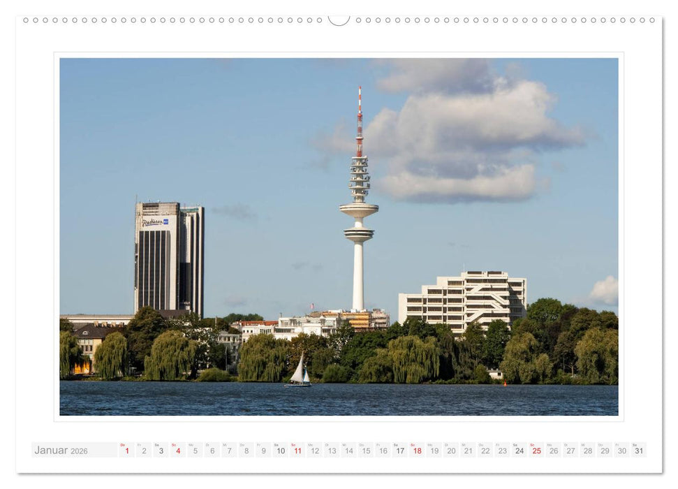 Hamburger Impressionen 2026 (CALVENDO Premium Wandkalender 2026)